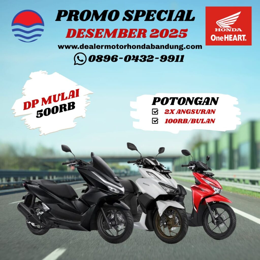 Promo Motor Honda – Akhir Tahun 2025
DP Mulai Rp500.000
